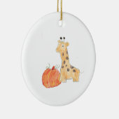 Pumpkin mit Giraffe Ornament (Rechts)