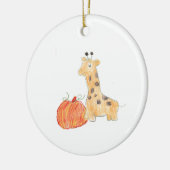 Pumpkin mit Giraffe Ornament (Links)