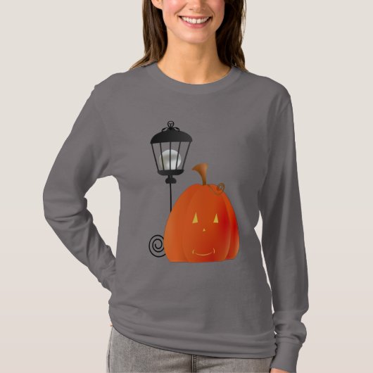 Pumpkin mit LampenPost T-Shirt (Vorderseite)