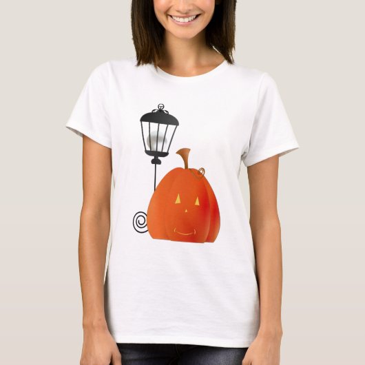 Pumpkin mit LampenPost T-Shirt (Vorderseite)