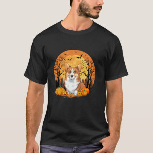 Pumpkin mit lustigem Halloween-Kostüm Corgi Dog Lo T-Shirt