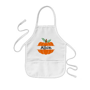 Pumpkin Mit Monogramm Schürze