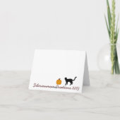 Pumpkin-Mitteilungskarten Karte (Rückseite)