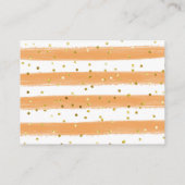 Pumpkin Modern Fall Babydusche Buchungsanfrage Begleitkarte (Rückseite)