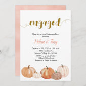 Pumpkin-Modernität Einladung (Vorne/Hinten)