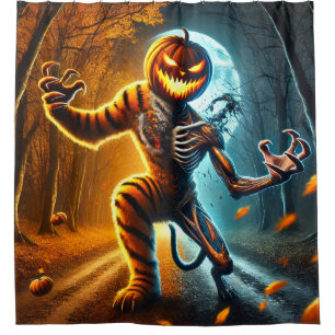 Pumpkin Monster Duschvorhang