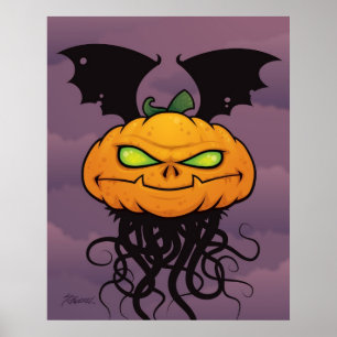 Pumpkin Monster Poster
