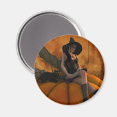 Pumpkin Moon Magnet (Vorderseite/Rückseite)