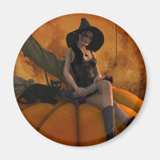 Pumpkin Moon Magnet (Vorne)