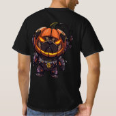 Pumpkin Mops Mecha - Halloween Graffiti T-Shirt (Rückseite)