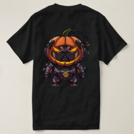 Pumpkin Mops Mecha - Halloween Graffiti T-Shirt