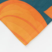 Pumpkin Mosaik Personalisiertes Muster Fleecedecke (Ecke)