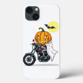 Pumpkin-Motorrad Case-Mate iPhone Hülle (Rückseite)
