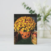 Pumpkin Mum Postkarte (Stehend Vorderseite)