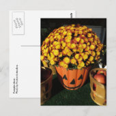 Pumpkin Mum Postkarte (Vorne/Hinten)