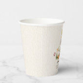 Pumpkin Mushroom Woodland Insekten Mädchen Kinderd Pappbecher (Rechts)