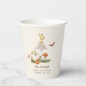 Pumpkin Mushroom Woodland Insekten Mädchen Kinderd Pappbecher (Vorderseite)