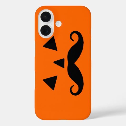 Pumpkin Mustache Case-Mate iPhone Hülle (Rückseite)