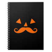 Pumpkin Mustache Notizblock (Vorderseite)