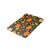 Pumpkin Muster Ernte Tag Herbst Bath Mat Badematte (Schrägansicht)
