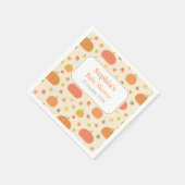 Pumpkin Muster Herbst Thema Cocktail Napkins Serviette (Ecke)
