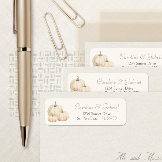 Pumpkin-Neutral-Eleganadress-Label