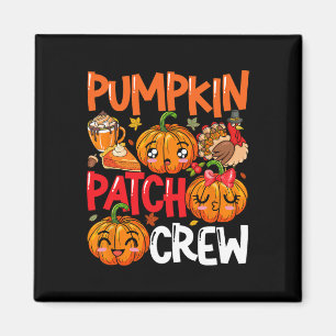Pumpkin Niedlich Patch Crew Erntedank Fall Türkei  Magnet