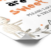 Pumpkin Niedlichen Halloween Babys sind süße Zeich Poster (Ecke)