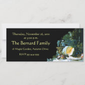 PUMPKIN , OBST UND GLASSWARE Erntedank Dinner Einladung (Rückseite)