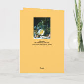 PUMPKIN-, OBST- UND GLASSWARE-Erntedank Feiertagskarte (Rückseite)