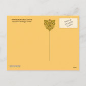 PUMPKIN-, OBST- UND GLASSWARE-Erntedank Feiertagspostkarte (Rückseite)