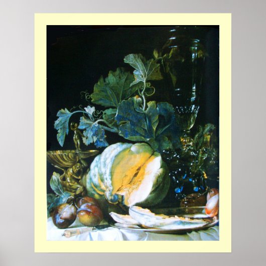 PUMPKIN, OBST UND GLASSWARE POSTER (Vorne)