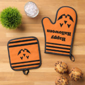 Pumpkin Ofenhandschuh & Topflappen-Set (Oben Unten)
