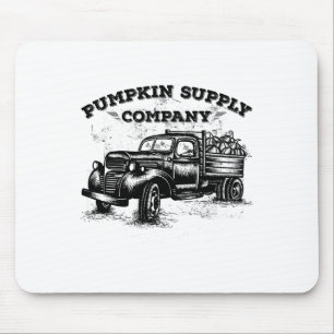 Pumpkin Old Truck Vintag antike Herbstsaison Gesch Mousepad