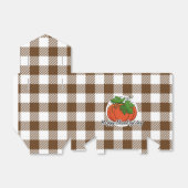 Pumpkin on Brown Kariert - Glückliches Erntedankfe Geschenkschachtel (Ungefaltet)