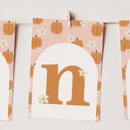 Pumpkin ONE "N" Bannerkarte mit hohem Stuhl Einladung