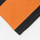 Pumpkin Orange Black Team Jersey Preppy Strip Fleecedecke (Ecke)