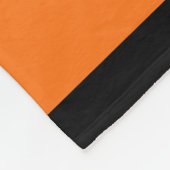 Pumpkin Orange Black Team Jersey Preppy Strip Fleecedecke (Ecke)