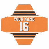 Pumpkin Orange Blk Team Jersey Name Fußball (Flach)