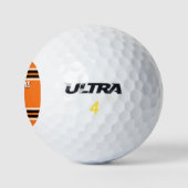 Pumpkin Orange Blk Team Jersey Name Golfball (Logo)