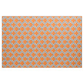Pumpkin Orange, Dunkelgrau, marokkanischer Quatref Stoff (Fat Quarter (45,7 x 55,9 cm))