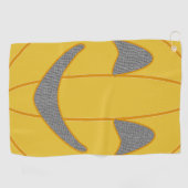 Pumpkin Orange Golf Handtuch (Horizontal)
