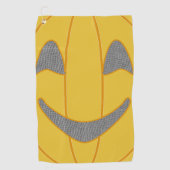 Pumpkin Orange Golf Handtuch (Vorderseite)