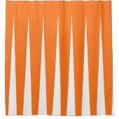 Pumpkin-Orange-Imitat gefällig Duschvorhang (Vorderseite)