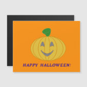 Pumpkin Orange Magnetkarte (Vorne/Hinten)