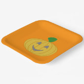 Pumpkin Orange Pappteller (Gewinkelt)