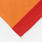Pumpkin Orange Red Team Jersey Preppy Strip Fleecedecke (Ecke)