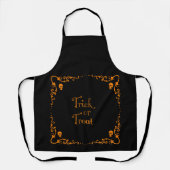 Pumpkin Orange Trick oder Treat All-over Print-Sch Schürze (Vorderseite)
