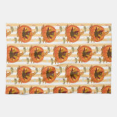 Pumpkin Orange Türkei Handtuch (Horizontal)