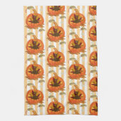 Pumpkin Orange Türkei Handtuch (Vertikal)